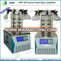 TOPT-10 series Mini Benchtop Vacuum Freeze Dryer (CE) for home /lab